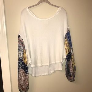 Patch work long sleeve